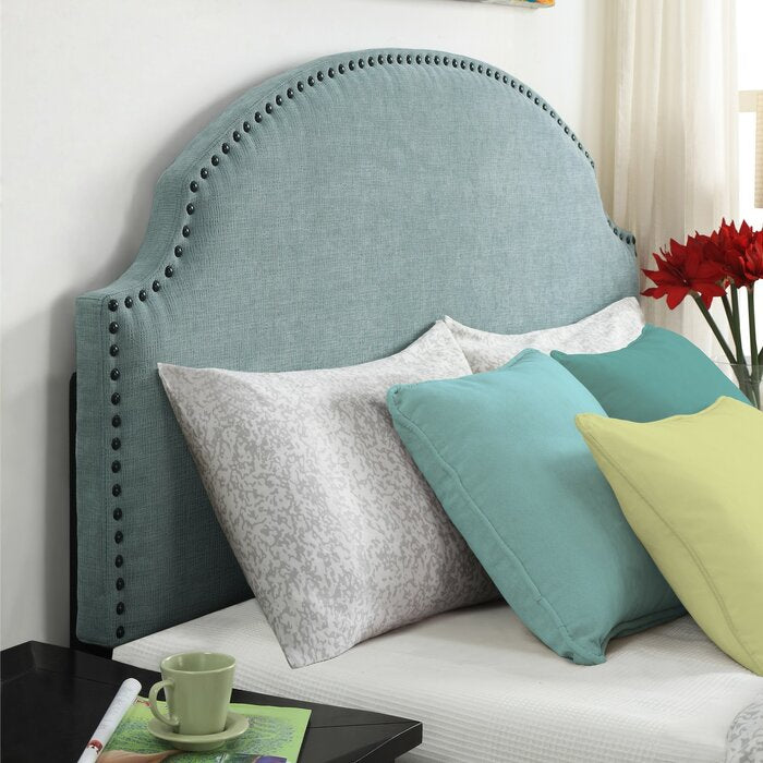 Rowland Upholstered Headboard, Robins Egg Blue - Queen (#82)