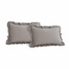 Full/Queen Comforter + 2 Shams Gray Roxbury 2 Piece Comforter Set SC578