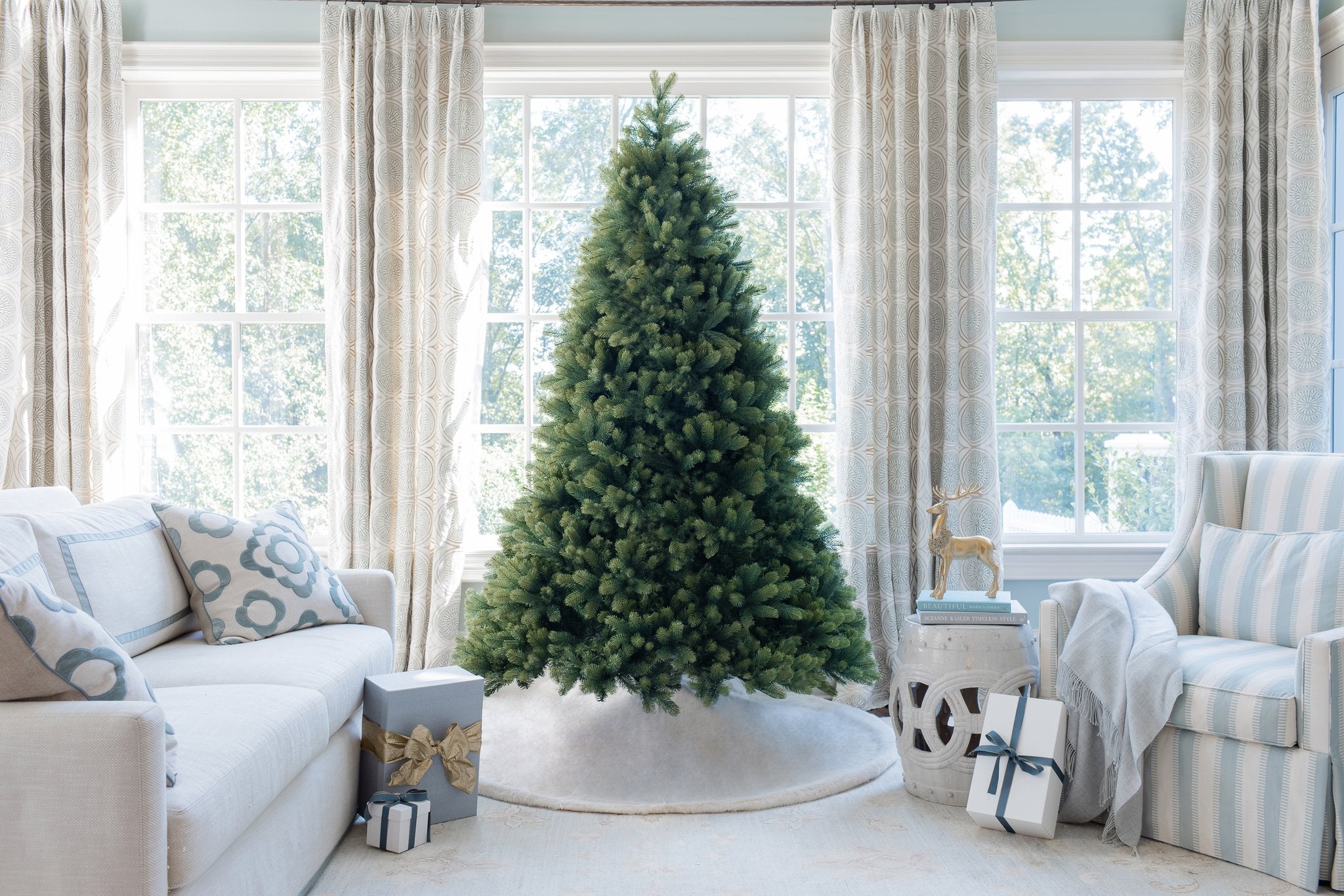 7.5' x 58" Royal Quick-Shape Green Fir Artificial Christmas Tree, Unlit (#K5497)