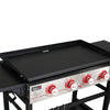 4 - Burner Flat Top Liquid Propane 52000 BTU Gas Grill
