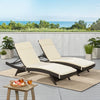 Roylee 2 - Piece Outdoor Seat/Back Cushion 27.5'' W x 80'' D (Set of 2)