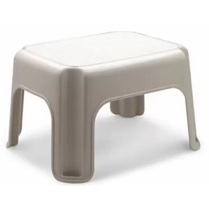 1 Step Lightweight Slip Resistant Roughneck Tough Step Stool, Tan, (Set of 2)