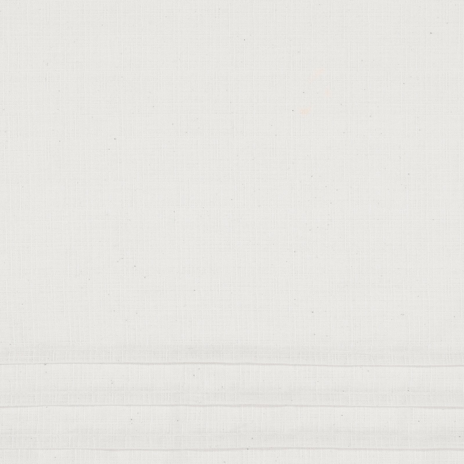White Rufina Window Pleated 26" Cafe Curtain (Set of 2) SC772