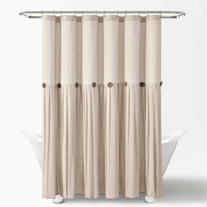 72" W x 72" L Ruya Single Shower Curtain