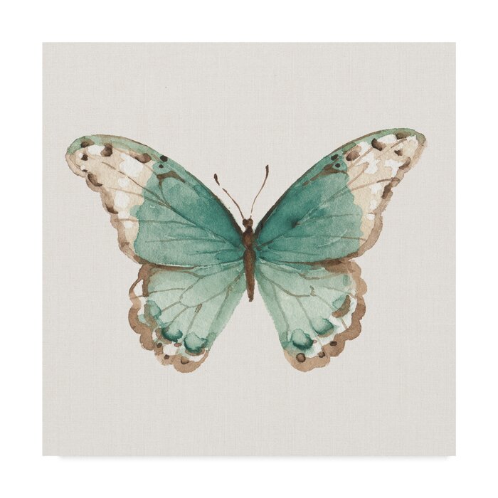 'Colorful Breeze XII with Teal' - 24” x 24” Wrapped Canvas  #SA1019