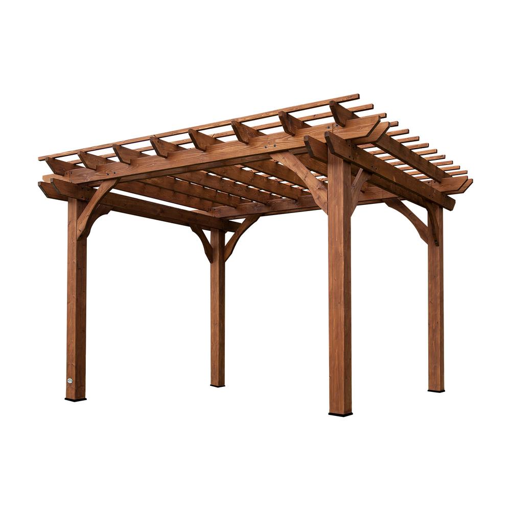 Backyard Discovery 10 ft. x 12 ft. Cedar Pergola  #SA1026