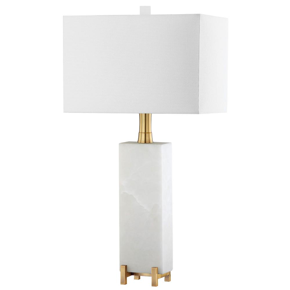 Sloane Alabaster 30" White/Brass Gold Table Lamp  #SA1174