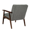 Barlow Heather Gray Linen Upholstered Armchair  #SA1501