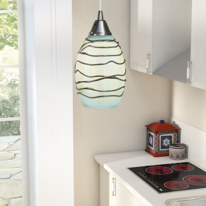 Angelika 1-Light Single Bell Pendant  #SA167