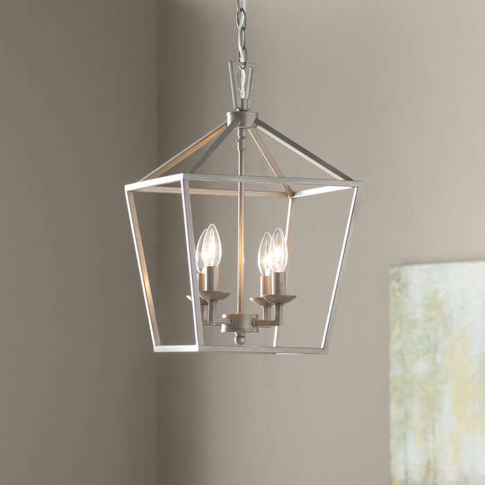 Carmen 4-Light Lantern Geometric Pendant  #SA418