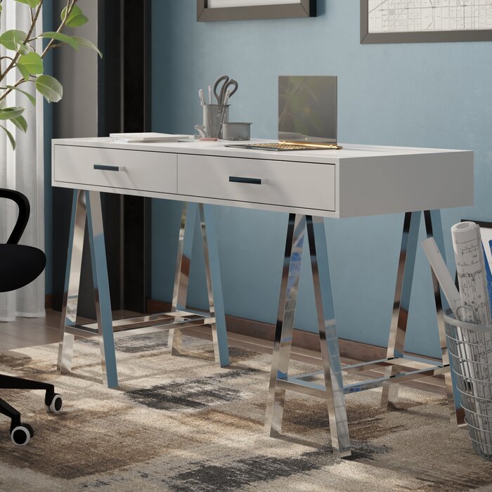 White Dayne Writing Desk  #SA448