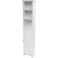 Load image into Gallery viewer, White Contemporary Country Free Standing Floor Shelf  #SA625
