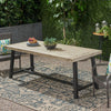 Light Gray/Black Outdoor Dining Table  #SA738