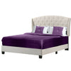 Waddington Beige Tufted Upholstered Platform Bed - Full  #SA801