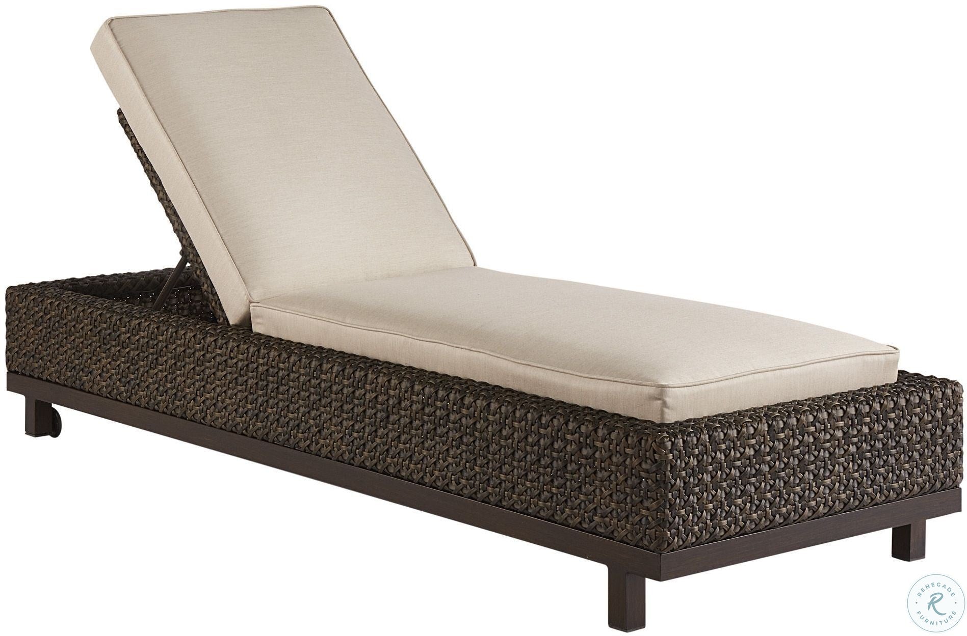 A.R.T. Furniture Brentwood Outdoor Wicker Chaise Lounge  #SA862