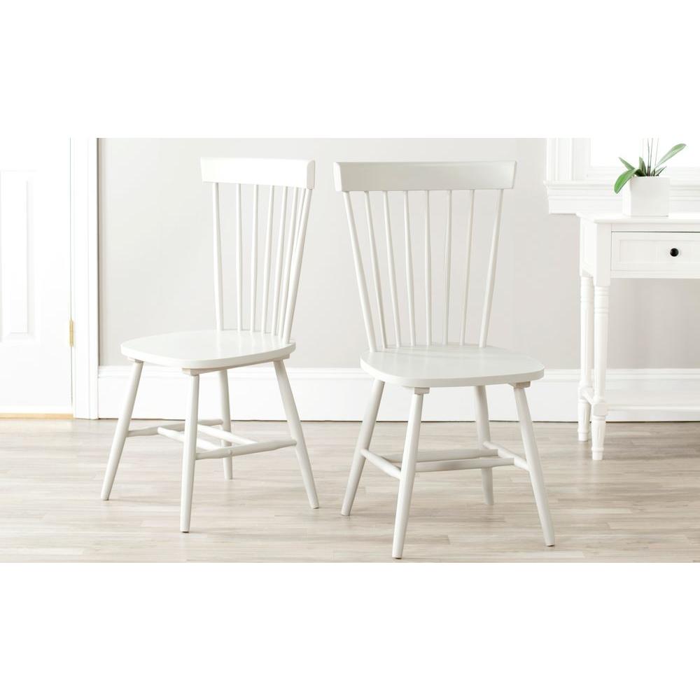 Riley Off-White Wood Dining Chairs (Set of 2)  #SA924