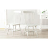 Riley Off-White Wood Dining Chairs (Set of 2)  #SA924