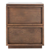 Zeus Natural 2-Drawer Nightstand  #SA984