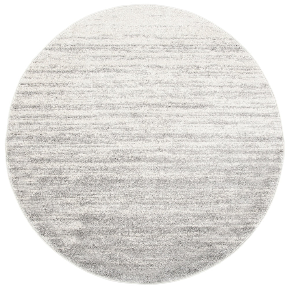 SAFAVIEH Adirondack Vera Modern Ombre Distressed Stripe Area Rug - 2'1" x 6' Runner - Light Grey/Grey