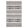 SAFAVIEH Handmade Natura Willy Wool Rug - Black/Ivory - 9' x 12'