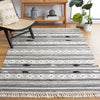 SAFAVIEH Handmade Natura Willy Wool Rug - Black/Ivory - 9' x 12'