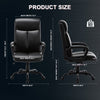 Bonded Leather Executive Chair, Black (#K6679)