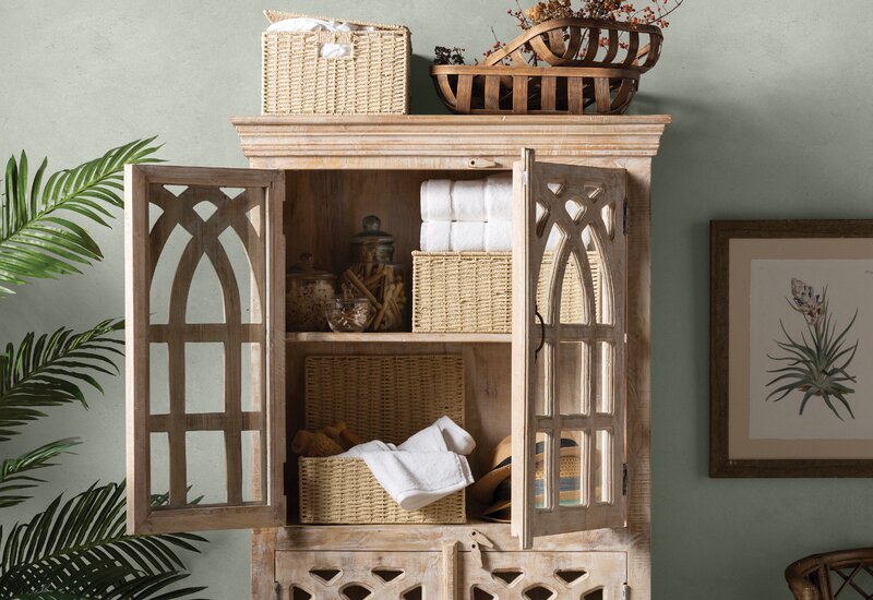 3 Piece Wicker Basket Set AH008