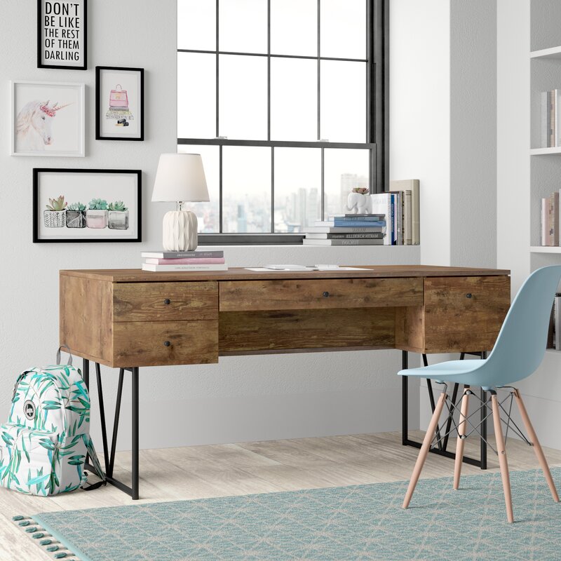 Brown/Black Fallon Desk K8017
