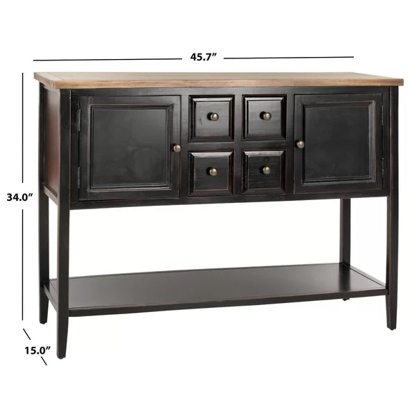 Black Sadie 45.7'' Console Table