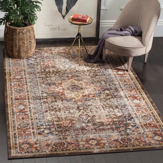 Safavieh Bijar Brown - Rust Area Rug - 6’ 7” x 9’ (#1R)