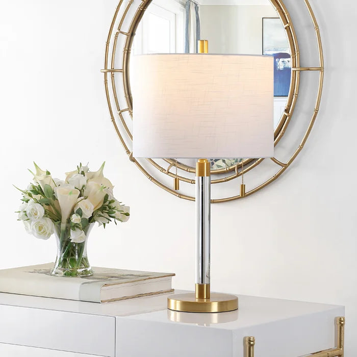 26.5" Siler/Gold Standard Lamp