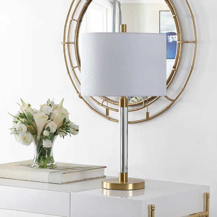 26.5" Siler/Gold Standard Lamp