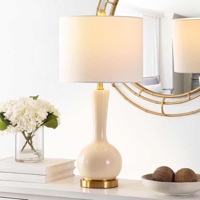 27 In Safavieh Glass Table Lamp