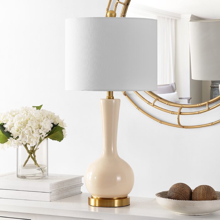 27 In Safavieh Glass Table Lamp