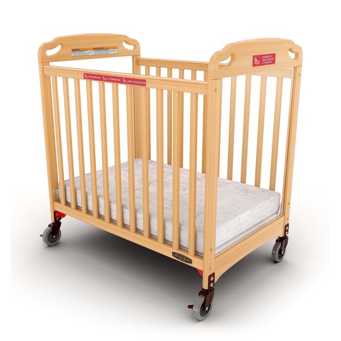 Safe Haven Professional Series Evacuation Mini Portable Crib with Mattress (#33)