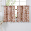Salena Floral Tailored Kitchen Curtain, Set of 2, B105-DS373
