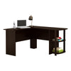 Espresso Salina L-Shape Executive Desk K7879