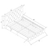 Salina Tufted Upholstered Low Profile Platform Bed full