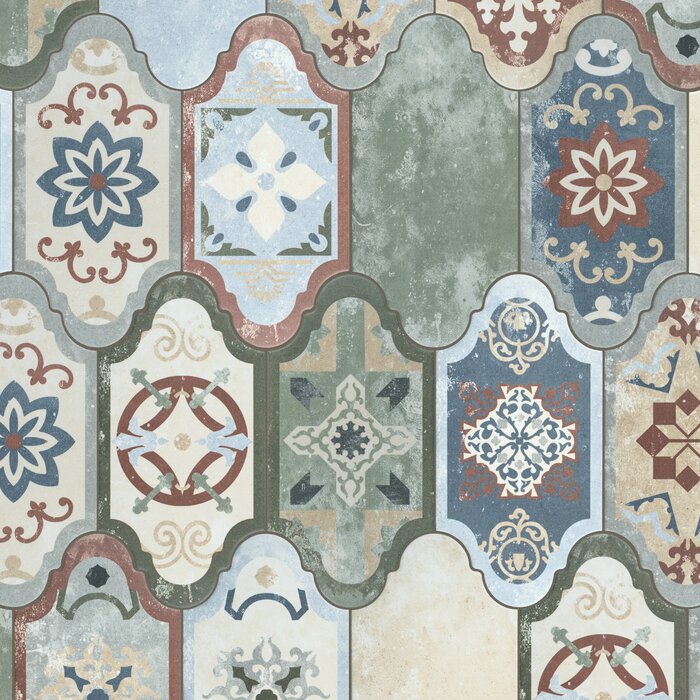 6 Boxes - Salvador 6" x 13" Porcelain Spanish Wall & Floor Tile - 56.58 Square Feet (#K5055 - 6 BOXES)