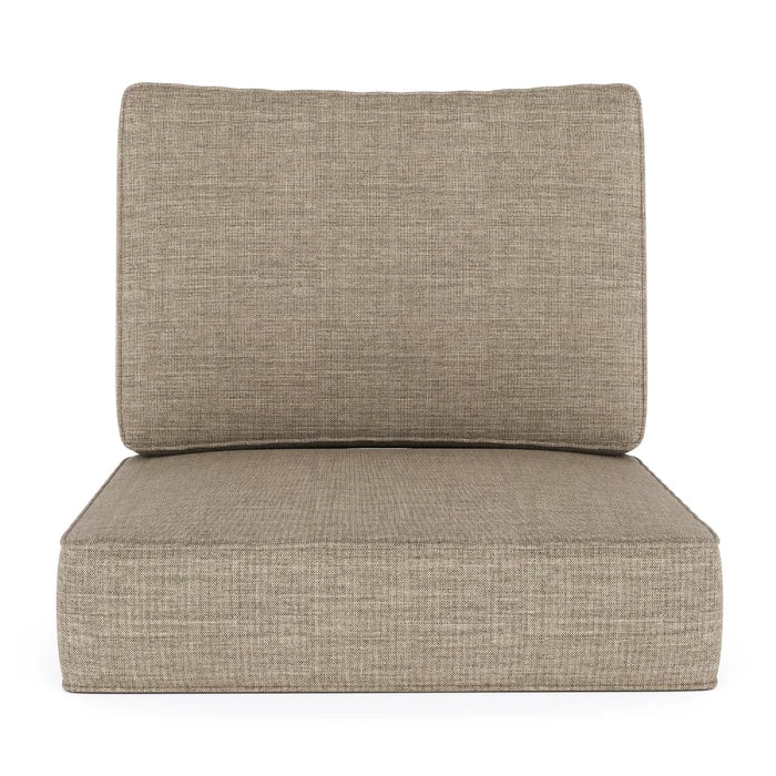 2 - Piece Outdoor Sunbrella® Seat/Back Cushion 25'' W x 26'' D (Set of 2)