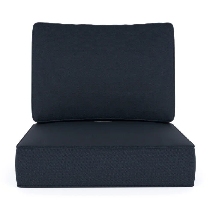 2 - Piece Outdoor Sunbrella® Seat/Back Cushion 25'' W x 26'' D