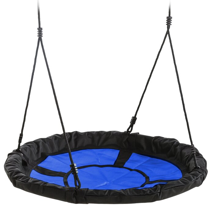 Steel Web/Saucer Swing with Chains and Hooks, Blue #HA358