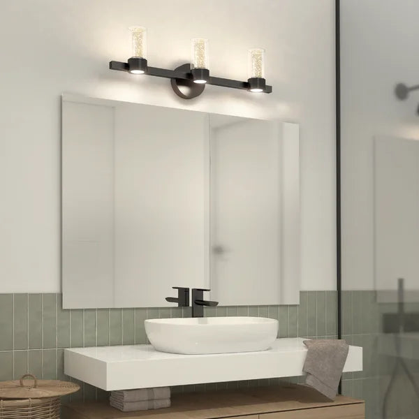 Black Saule 3 - Light Dimmable LED Vanity Light