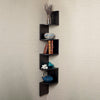 Black Saveliy 5 Piece Corner Shelf