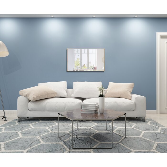 40" H x 24" W Gold Savina Modern & Contemporary Mirror