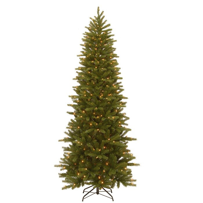 7.5' Scarville Lighted Artificial Fir Christmas Tree