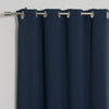 Schaeffer Solid Blackout Thermal Grommet Curtain Panels (Set of 2) 52