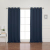 Schaeffer Solid Blackout Thermal Grommet Curtain Panels (Set of 2) 52