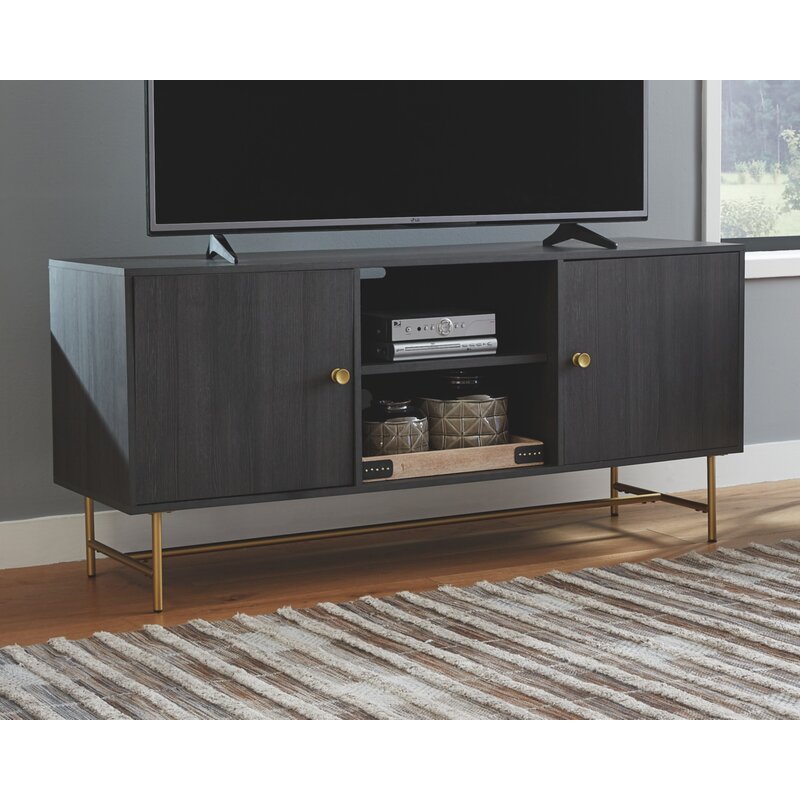 Black Schiffman TV Stand for TVs up to 65" K7982