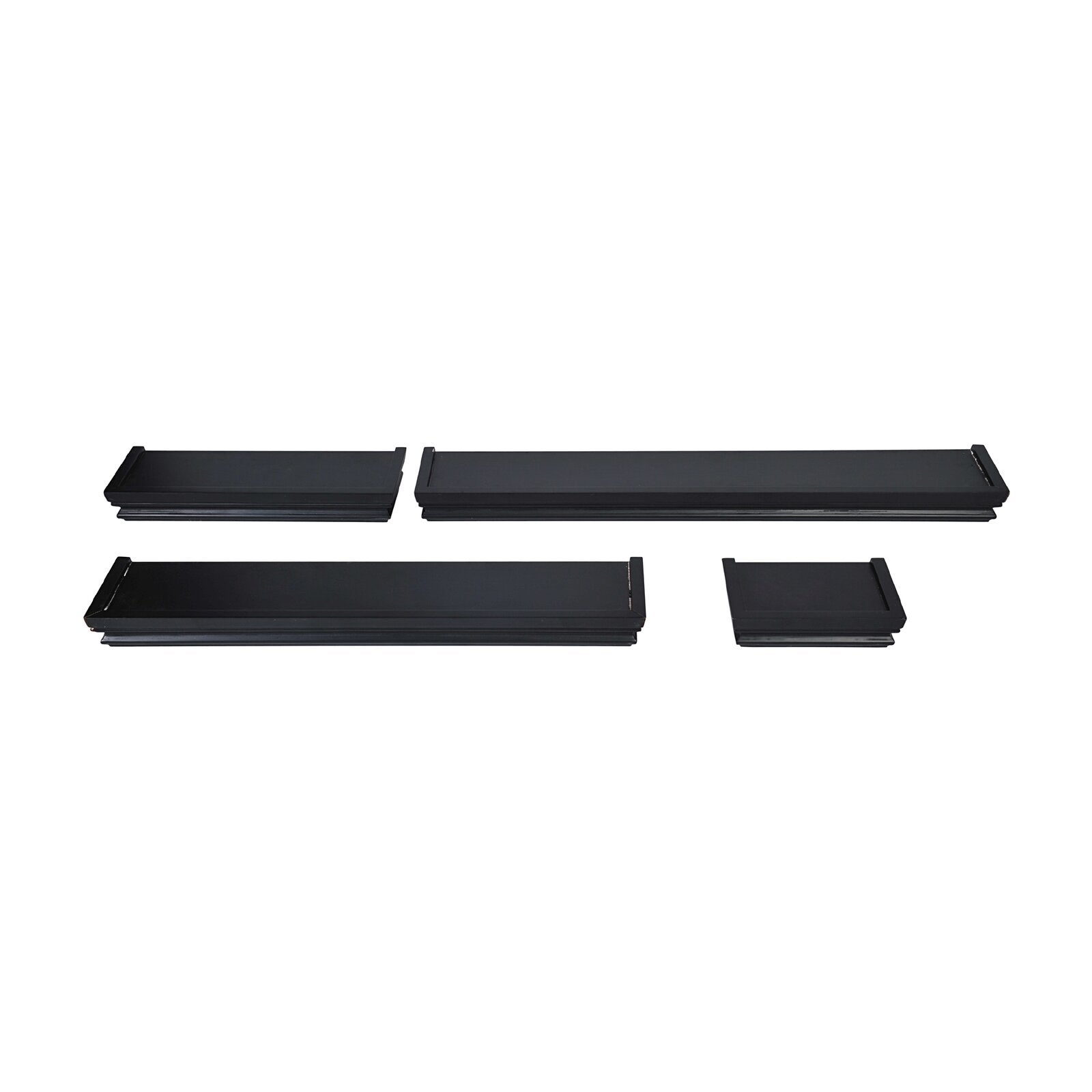 Black Schlemmer 4 Piece Wall Shelf Set K7800